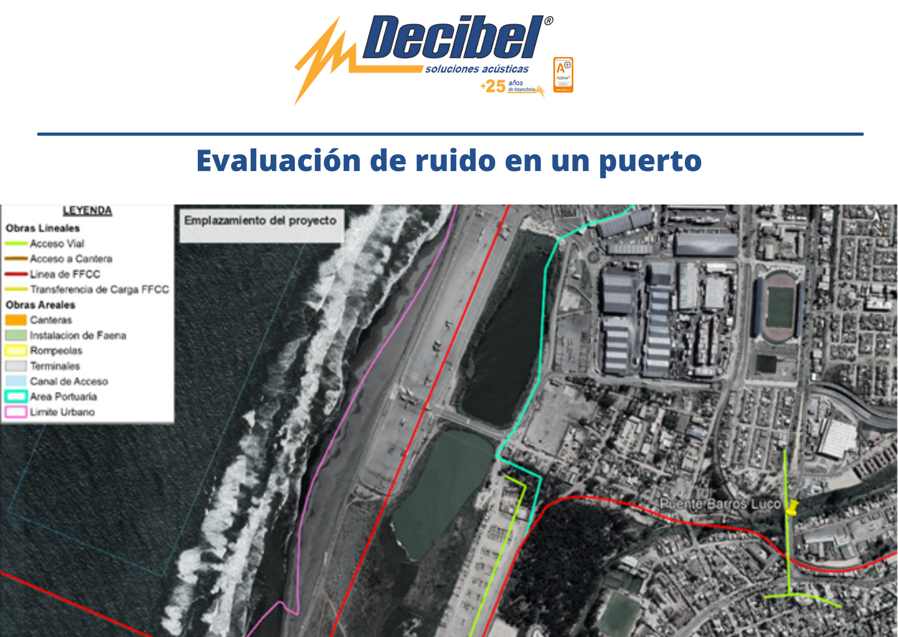 Evaluación de ruido en un puerto en Chile